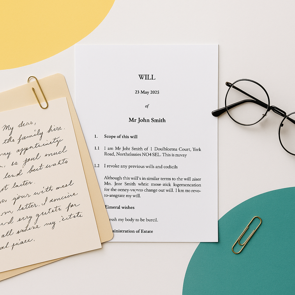Don’t Leave Your Loved Ones Guessing — Writing a Will Is Easier Than You Think