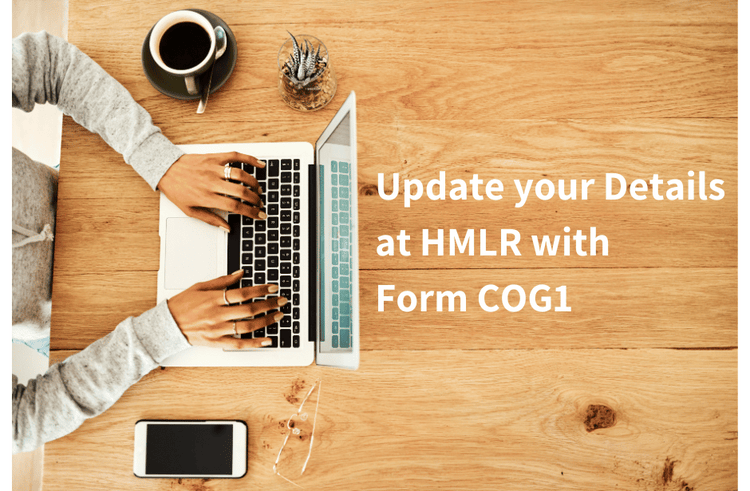 Form COG1 - Update Your Contact Details at HMLR | Hale & Hawthorn ...